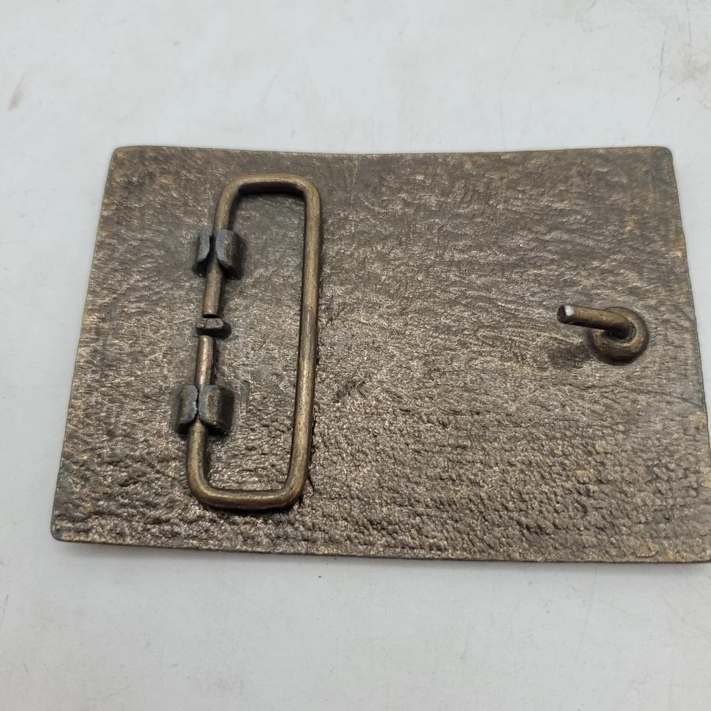 Vintage Anheuser Busch Budweiser‎ Beer Bronze Belt Buckle Made in USA